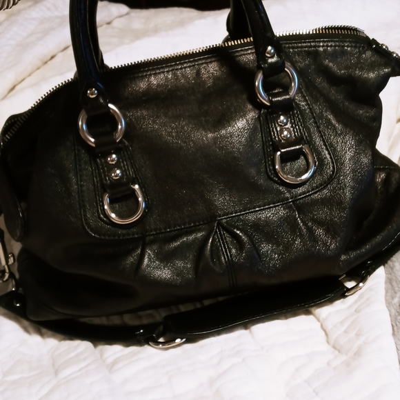 Coach black leather new without tags bag - Picture 10 of 15